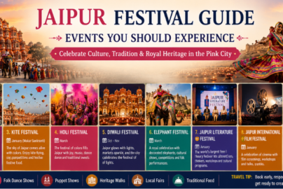 Jaipur festival calendar showcasing the city's most famous cultural events and celebrations